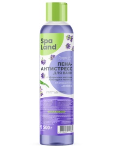 Фотография Белита-М Пена-антистресс для ванн • С Эфирными Маслами Лаванды И Мелиссы • Economy Lines • Spa Land • 500г