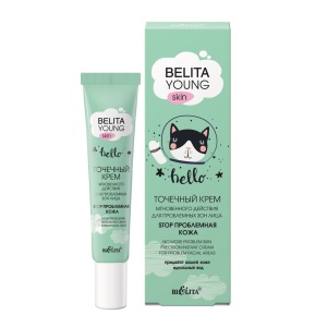 BELITA YOUNG SKIN Точечный крем мгновен.действия д/проблем.зон лица «Stop проблемная кожа» 20мл/18шт