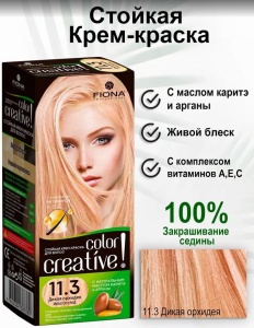 Fiona Creative color тон 11.3 Дикая орхидея краска для волос