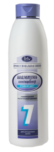 Фотография Iris Профессиональная линия Шампунь №7 Стойкий цвет для окрашенных волос • 1л