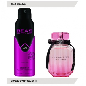 Фотография Beas Парфюмированный дезодорант • W569 • For Women • Victory Secret Bombshell  • 200мл