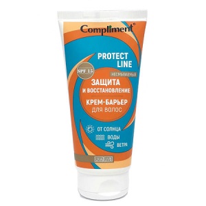 Compliment PROTECT LINE Крем-барьер д/волос (защита.от солнца, воды, ветра), 165мл/12шт, арт.643416