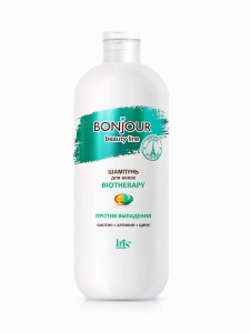 Фотография  Iris BONJOUR Beauty Line Шампунь против выпадения волос BIOTHERAPY, 500 мл 