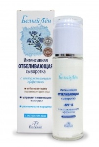 Флоресан Белый лён Интенсивная отбеливающая СЫВОРОТКА с омолаживающим эффектом, 65мл/10шт, арт.Ф-26(