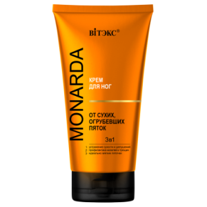 Фотография  ВИТЭКС MONARDA Крем для ног от сухих, огрубевших пяток 3 в1, с натур.маслами и целебным экстрактом монарды 150 мл
