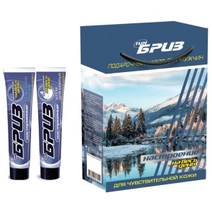 Фотография  Compliment ПН №1264 Настроение (Крем для бритья 75мл + Гель после бритья 75мл) 