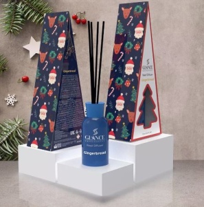 Фотография Glance Professional Ароматический Диффузор • Gingerbread • Имбирный Пряник   • В подарочной упаковке Merry Christmas & Happy New Year • 110мл