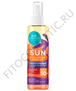 Фотография Фитокосметик BioCosmetolog • Спрей Солнцезащитный Гиалуроновый SPF50 • 190мл • арт.8752