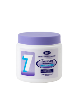 Фотография Iris Профессиональная линия Бальзам №7 Стойкий цвет для окрашенных волос с универсальным растительным комплексом • 500мл