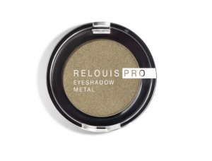 Фотография  RELOUIS Тени для век "Relouis PRO EYESHADOW METAL" тон 61 OLIVE KHAKI  арт.РБ755-17