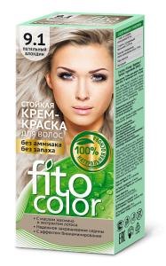 Фотография Фитокосметик Стойкая Крем-Краска для волос  • Fitocolor •  тон Пепельный блондин 115мл • арт.4831