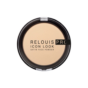 РЕЛУИ Пудра компактная Relois PRO Icon Look Satin Face Powder тон01. Арт.РБ765-18