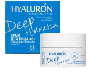 Фотография Белкосмекс Крем для лица 40+ • Интенсивное увлажнение и лифтинг • Hyaluron Deep Hydration • 48г