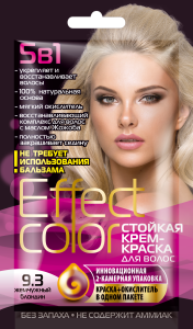 Фотография Фитокосметик Крем-краска для волос • Effect Color • тон Жемчужный Блондин 50мл (саше) • арт.4920