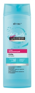 Фотография Витекс Agua Super Active • Гель для ДУША Суперувлажняющий 470мл, код 21 40