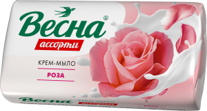ПКК Весна Крем-Мыло • 90гр. Роза, 6 шт. • арт.6207 Фотография ПКК Весна Крем-Мыло • 90гр. Роза, 6 шт. • арт.6207
