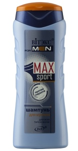 Фотография Витекс Шампунь Для Всех Типов Волос • Против Перхоти • For Men Max Sport • 250мл • Код 42 50