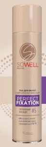 SoWELL Лак для волос Perfect Fixation СОВЕРШЕННАЯ ФИКСАЦИЯ Сверхсильная фиксация №5, 300см3