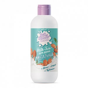 Фотография Белита Milk moments MILK-Гель для душа • с пробиотиком МИНДАЛЬНЫЙ, 400мл