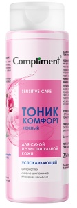 Фотография Compliment Тоник-Комфорт Нежный Успокаивающий • Sensitive Care • 250мл • арт.916844