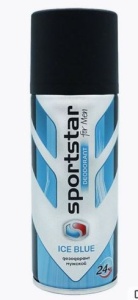 ДЕЗОДОРАНТ Sport star Спрей муж. Ice Blue 175мл (синий)