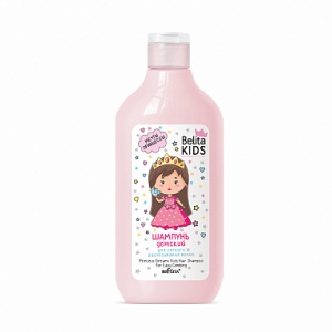 Фотография Belita Kids • Для девочек 3-7 лет Детский ШАМПУНЬ для легкого расчесывания волос «Мечты Принцессы»,300мл