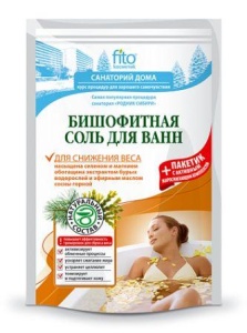 Фитокосметик Соль для ванн Бишофитная 