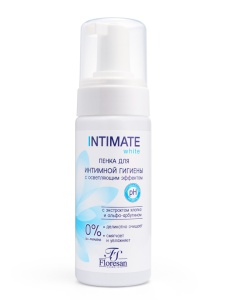 Флоресан Intimate Интимная ПЕНКА с отбеливающим эффектом с экстрактом ХЛОПКА, 150 мл, арт.Ф-273