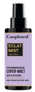 Фотография  Compliment Спрей-Мист для тела и волос ECLAT Парфюмированный, 110мл