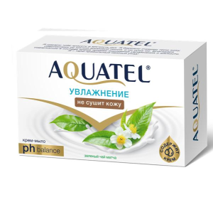 Фотография ПКК Весна AQUATEL • Крем-Мыло • 90гр • Зелёный Чай • арт.6233