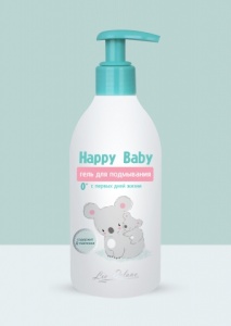 LIV DELANO Happy Baby Гель для подмывания с первых дней жизни, 300г/12шт