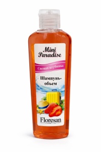 Фотография  Флоресан Mini Paradise Шампунь-Объём Восстанавливающий "Свежая Клубника", 80 мл арт.Ф-847