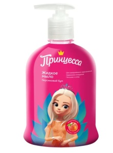 Фотография Принцесса Детское мыло жидкое • ПЕРСИКОВЫЙ БУМ, 490мл