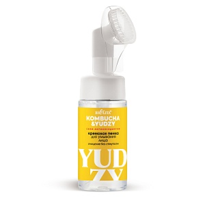 Фотография  БЕЛИТА Kombucha & Yudzy Пенка Кремовая для умывания лица "Очищение без стянутости", 115 мл