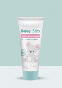 Фотография Liv Delano Happy Baby • Крем универсальный с первых дней жизни • 75г