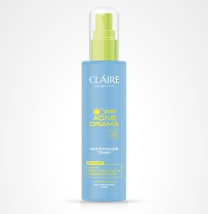 Фотография  CLAIRE Off Acne Drama Тоник Матирующий для лица, 150мл