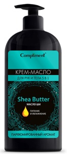 Compliment Парфюмированное Крем-Масло для рук и тела с маслом ШИ, 400 мл арт.918824