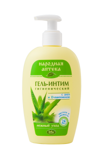 Фотография Iris Народная аптека • Гель-ИНТИМ АЛОЭ, D-пантенолом • 250мл