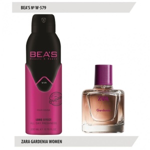 BEAS W579 Парфюмированный дезодорант For Women Zara Gardenia 200мл
