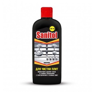 Фотография Sanitol Средство для чистки Плит • 250мл • арт.ЧС-022