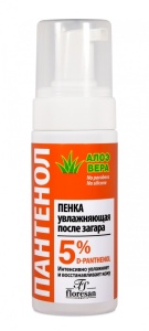 Флоресан Пантенол ПЕНКА Увлажняющая после загара с АЛОЭ ВЕРА 