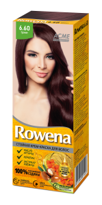 Фотография Acme-Color Крем-Краска для волос • Rowena •  Стойкая • Тон 6.60 • Гранат
