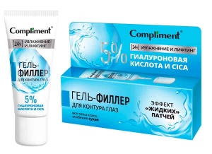 Compliment УВЛАЖНЕНИЕ и ЛИФТИНГ Гель-Филлер для контура глаз 25мл, арт.916776