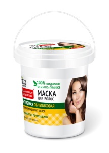 ФИТОКОСМЕТИКА МАСКА для волос 155мл Активная ОБЛЕПИХОВАЯ серии 