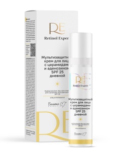 Фотография  Белита-М RETINOL EXPERT Мультизащитный крем для лица ДНЕВНОЙ с церамидами и аденозином SPF 25, 50 г