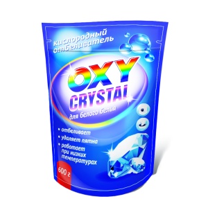 СЕЛЕНА Кислородный Отбеливатель Oxy crystal для белого белья 600г  арт.СТ-17