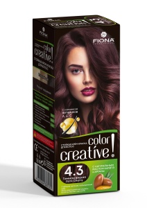 Fiona Creative color тон 4.3 Тёмная вишня краска для волос
