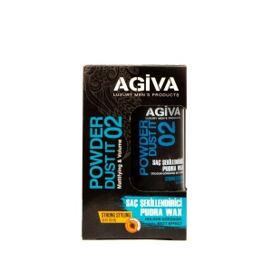 Фотография AGIVA Hair Styling Powder Wax 2 STRONG STYLING Пудра-Воск для укладки волос СИЛЬНАЯ УКЛАДКА 20гр