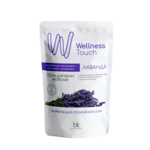 BELKOSMEX WELLNESS TOUCH Соль для ванн морская Лаванда, 460г