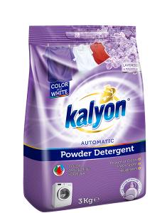 Фотография Kalyon Стиральный порошок автомат • Для цветного и белого белья • Лаванда И Магнолия • Lavender & Magnolia • 3кг